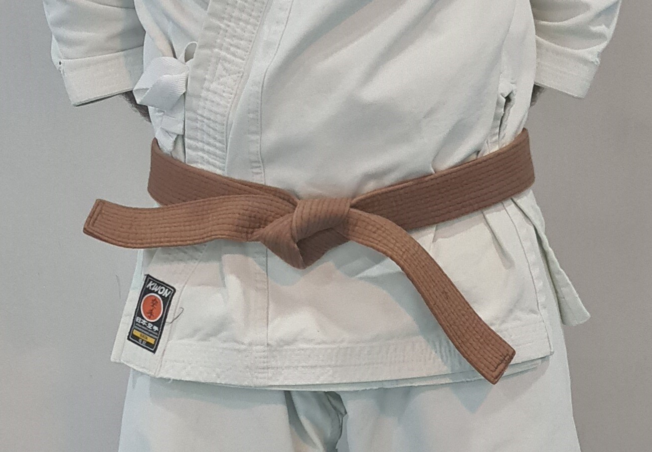 ceinture marron karaté