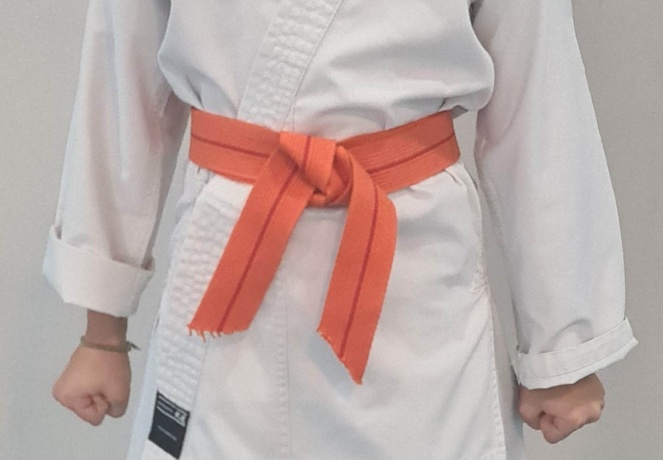 ceinture orange karaté